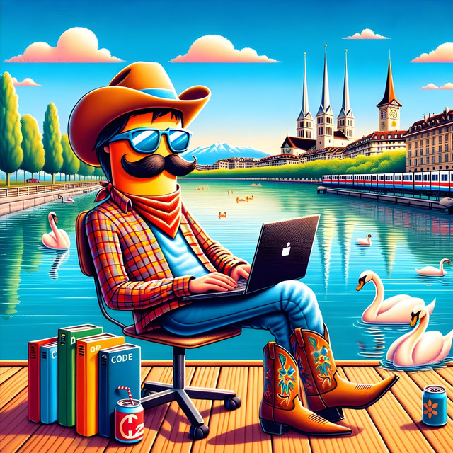 Coder à Lausanne by Cowboy du Clavier